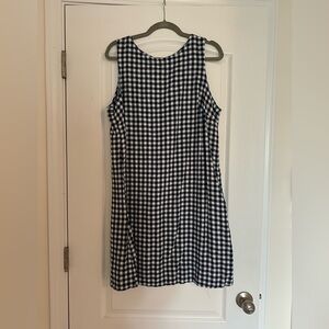 Old Navy Blue and White Sleeveless Sundress